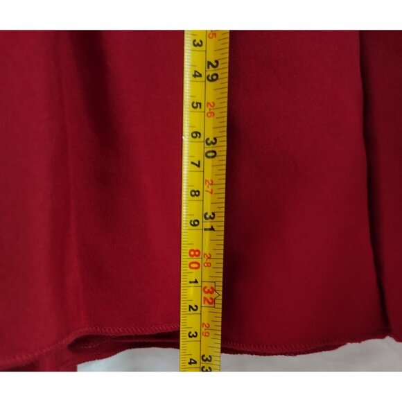 Alishebuy Womens Red Ruched A-Line Dress with Elasticated Bust S, Polyester NWT - Picture 8 of 8